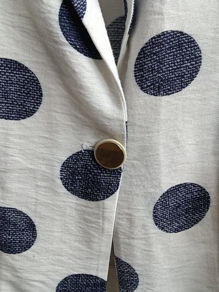 y2k Vintage Setre Puantiye Blazer Ceket - Görsel 2