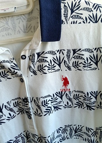 Vintage y2k Beyaz U.S Polo Tişört - Görsel 3