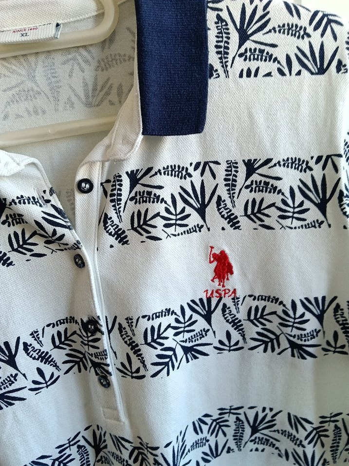 Vintage y2k Beyaz U.S Polo Tişört - Görsel 3