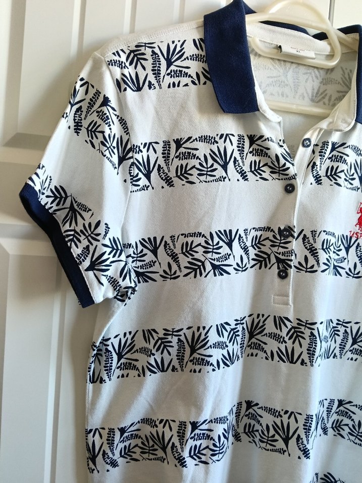 Vintage y2k Beyaz U.S Polo Tişört - Görsel 4