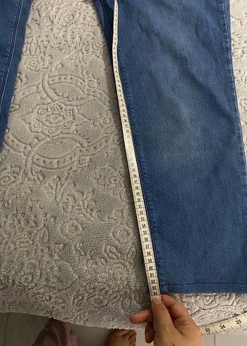 Gri Mavi Hamile Kot Pantolon - Görsel 2