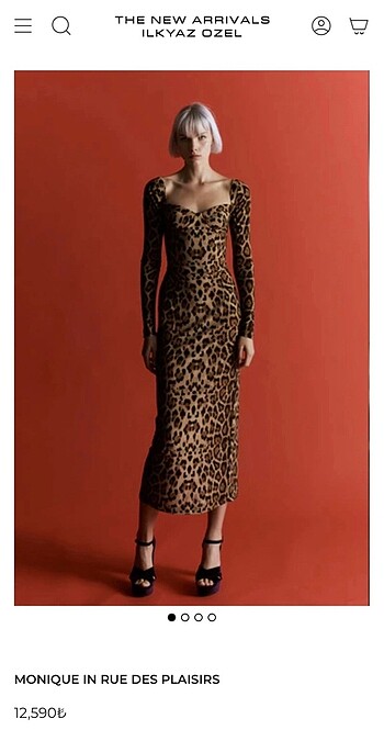 New Arrivals Leopar Elbise ?????