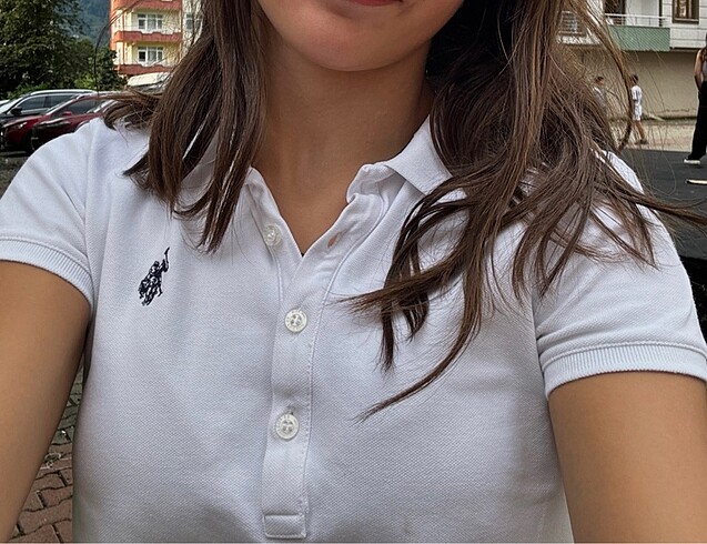 xs Beden beyaz Renk U.S POLO ASSN POLO YAKA T-SHIRT