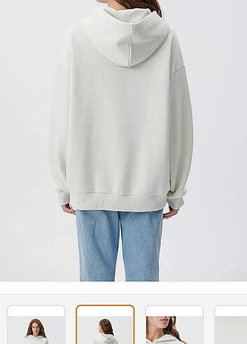 mavi logo baskili sweatshirt 