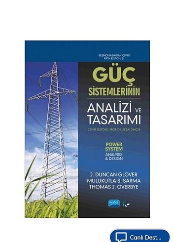güç sistemleri analizi ve tasarımı 