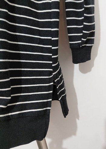 Çizgili Uzun Kollu Kadın Kazak - Görsel 3