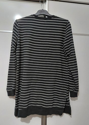 Çizgili Uzun Kollu Kadın Kazak - Görsel 2