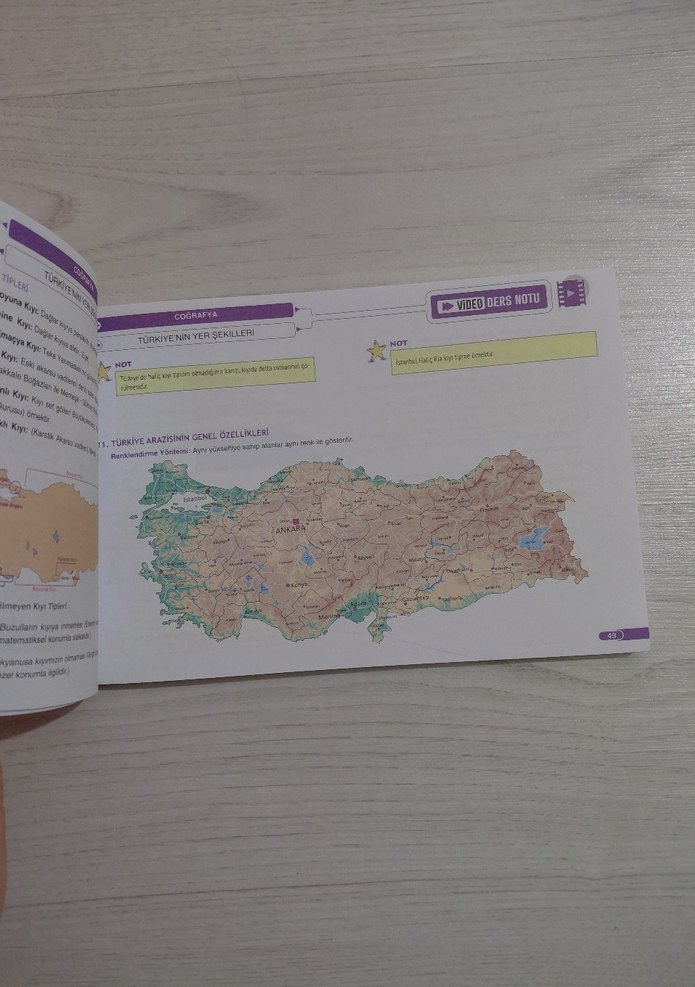KPSS 2023 Coğrafya Video Ders Notu Kitabı - Görsel 3