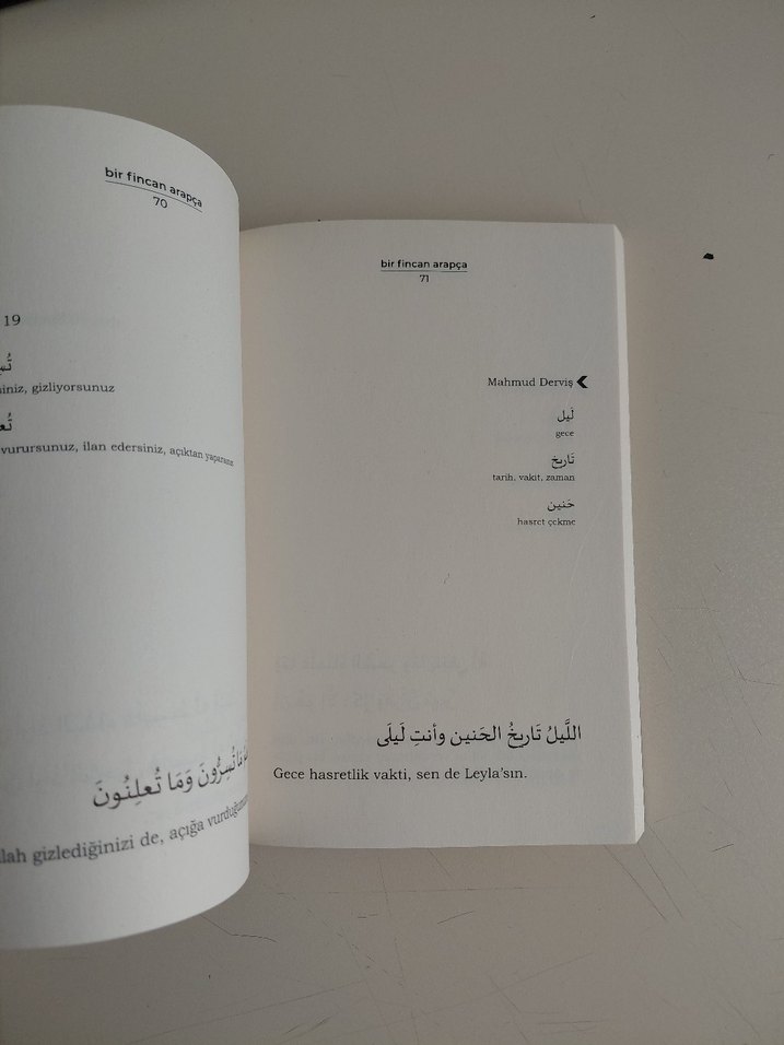 Bir Fincan Arapça - Arapça-Türkçe Sözler - Görsel 2