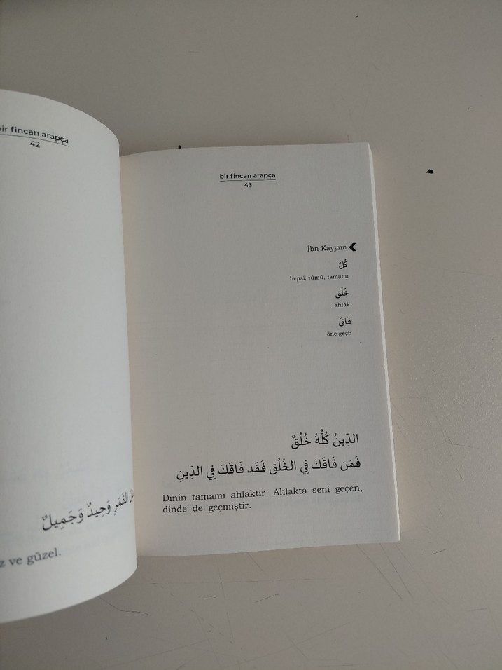 Bir Fincan Arapça - Arapça-Türkçe Sözler - Görsel 3