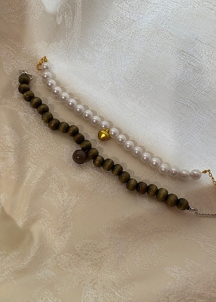 İnci Boncuk Kedi Tasması - Görsel 2