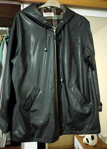 Oversize deri ceket