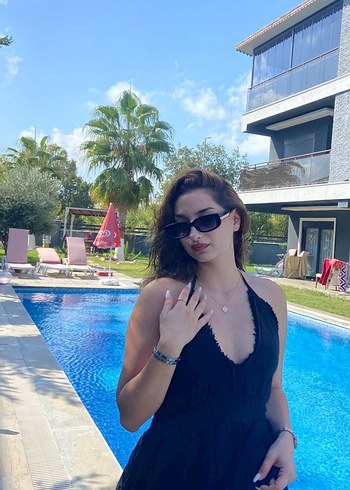 Şeffaf Detaylı Uzun Siyah Bağcıklı Mayo - Görsel 2