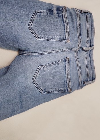 34 Beden mavi Renk Mavi Dar Kesim Kadın Denim Jean