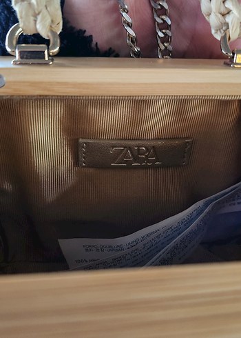 Boncuk Detaylı Zara Bej Kadın Çanta - Görsel 4