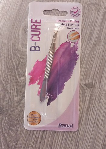 Beden B-CURE Altın Kaplama Cımbız Manikür Aleti