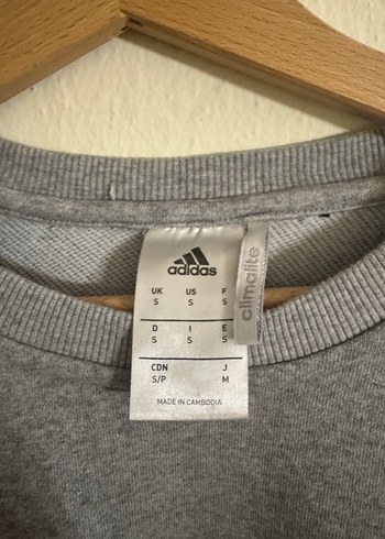 Adidas Beşiktaş Gri Uzun Kollu Spor Sweatshirt - Görsel 3