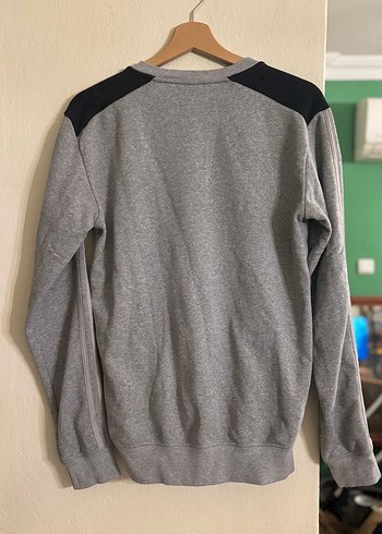Adidas Beşiktaş Gri Uzun Kollu Spor Sweatshirt - Görsel 4