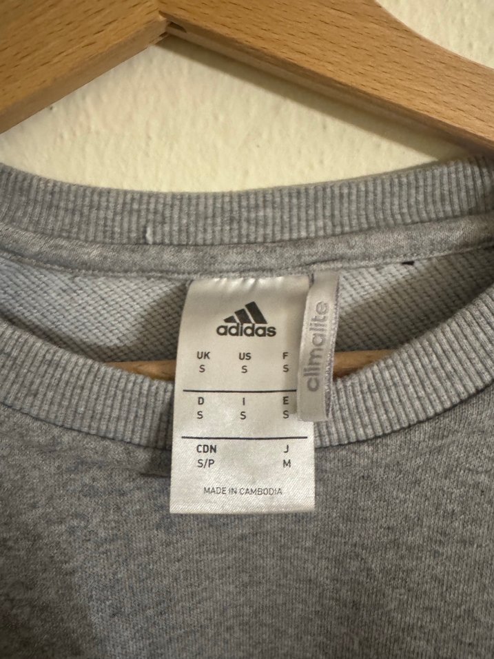 Adidas Beşiktaş Gri Uzun Kollu Spor Sweatshirt - Görsel 3