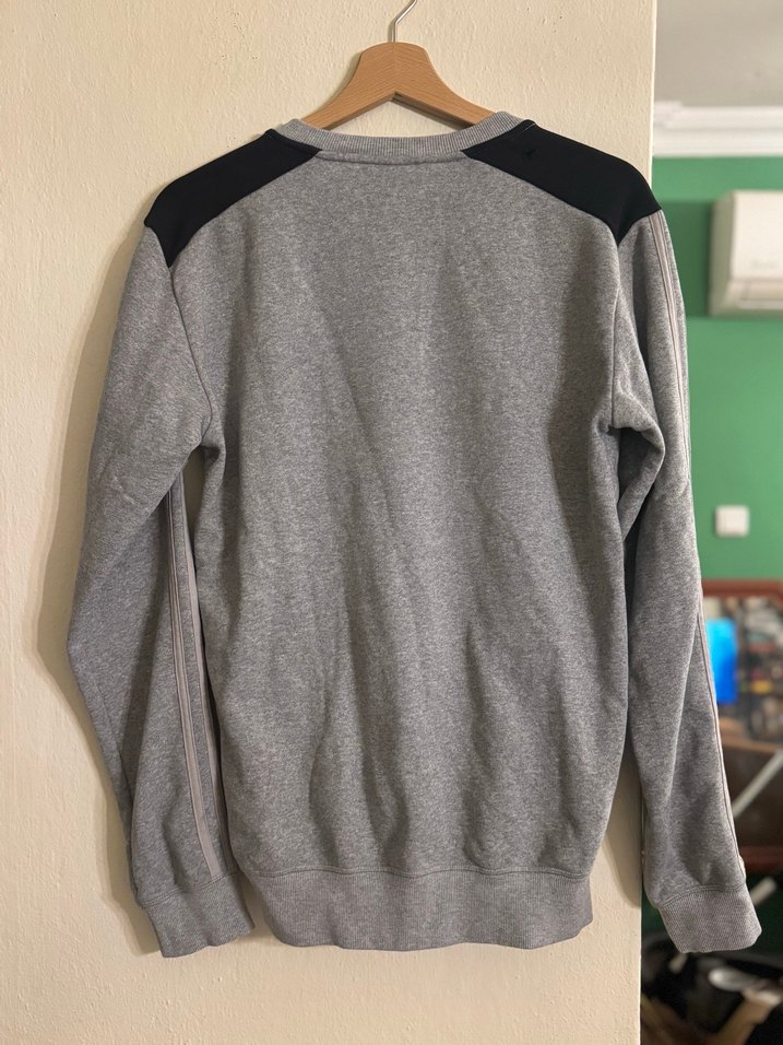 Adidas Beşiktaş Gri Uzun Kollu Spor Sweatshirt - Görsel 4