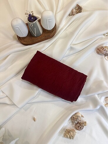 Bambu crash bordo şal