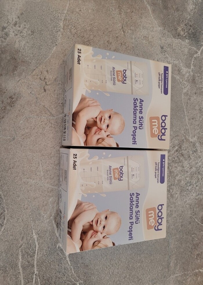 Baby me 50 li Anne Sütü Saklama Poşeti - Görsel 3