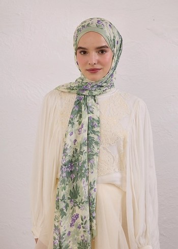 Diğer Fresh Scarfs Emmett Desen Rami Şal Mint