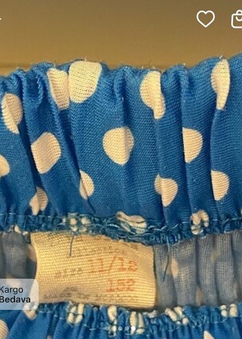 ZARA Marka Puantiyeli Pilili Mini Etek
İyi durumda 10-11 yaş - Görsel 3