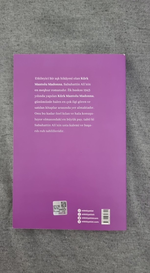 Kürk Mantolu Madonna - Sabahattin Ali - Görsel 2