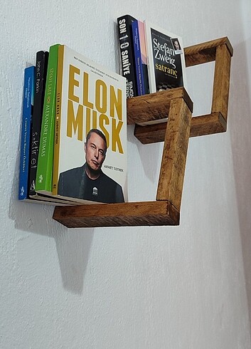 Beden 2 lı dekoratif duvar kitaplığı