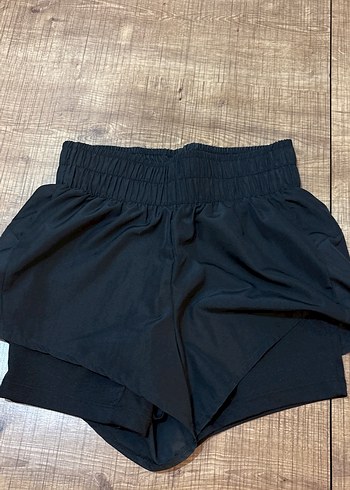 Siyah Kadın Mini Spor Şort