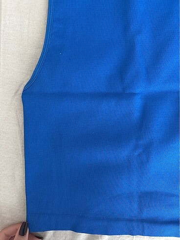 Primark Saks Mavisi Crop Üst