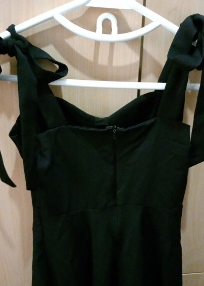 Atlas kumaş abiye elbise - Görsel 4