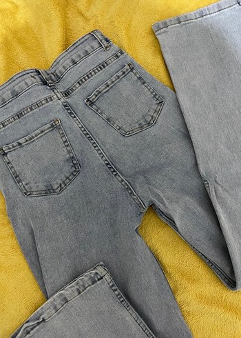 Kadın Mavi Denim Regular Fit Midi Jean - Görsel 2