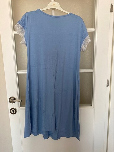 dantelli hamile geceleğı mavi m/l - Görsel 8