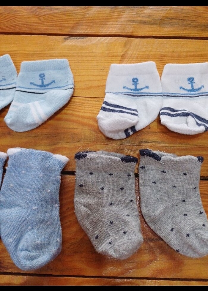 ERKEK BEBEK 8 ADET ÇORAP  - Görsel 2