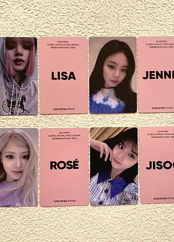 Blackpink MemberShip Photocard