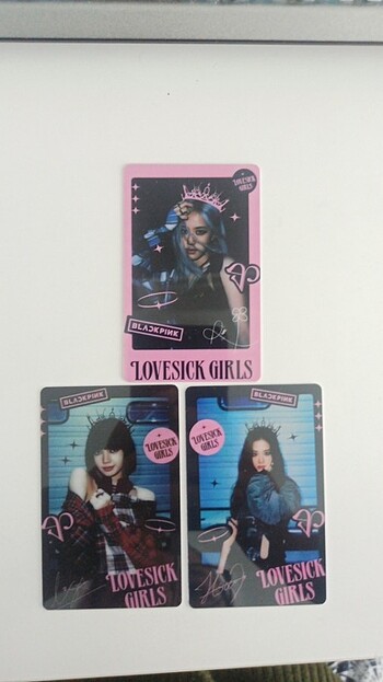 Blackpink Lovesick Photocard