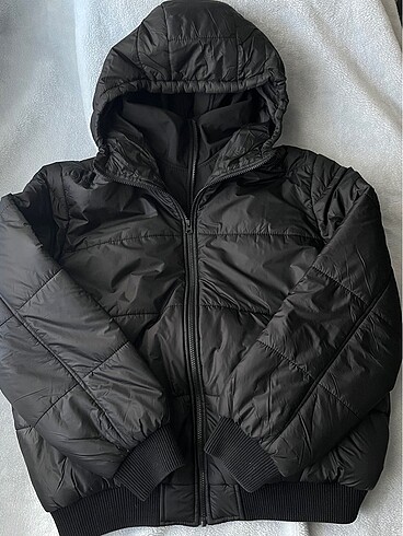 mavi unisex iki katlı mont