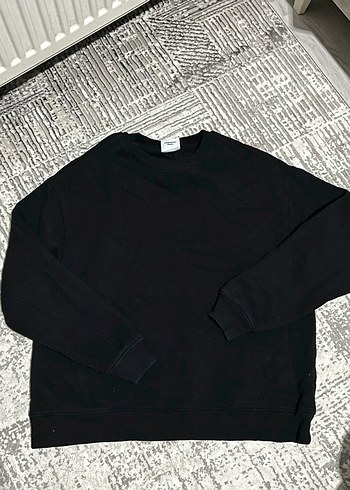 Siyah Sweatshirt / Oversize