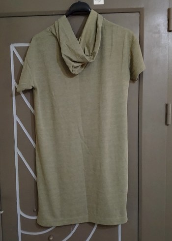 Defacto Kemerli Kapüşonlu Kısa Kollu Kadın Sweatshirt