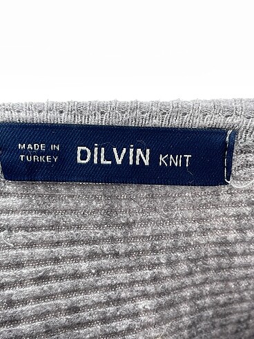 universal Beden gri Renk Dilvin Kazak / Triko %70 İndirimli.