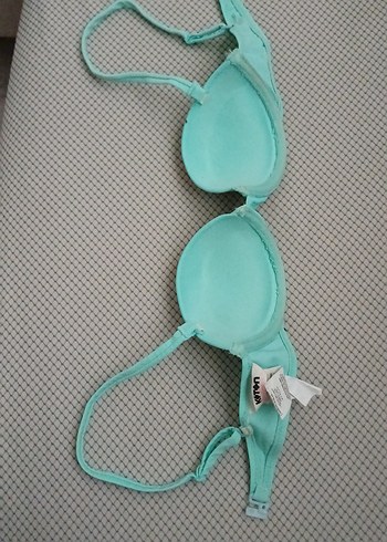 s Beden Koton Nakışlı Turkuaz Bohem Bikini Üstü