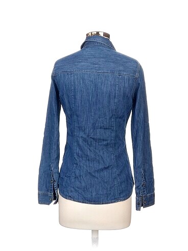 universal Beden Mavi Jeans Gömlek %70 İndirimli.