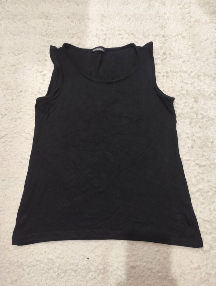 Siyah Kalın Askılı - Görsel 2