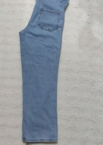 Kadın Mavi Denim Tulum - Görsel 4