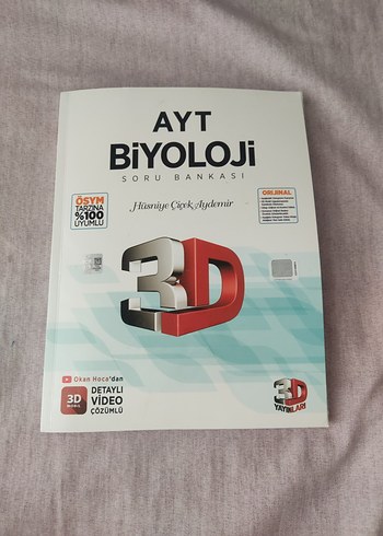 AYT Biyoloji Soru Bankası 3D Video Çözümlü