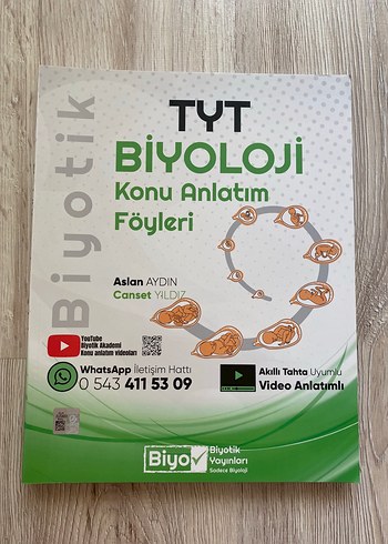 TYT Biyoloji Konu Anlatım Föyleri