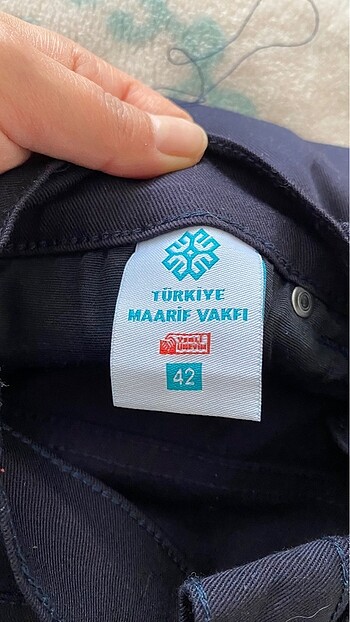 xl Beden lacivert Renk Okul pantolonu