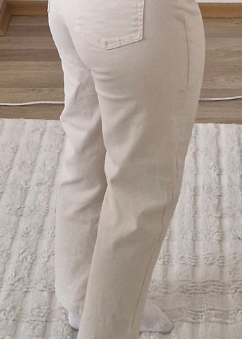 Zara viral bej rengi Kadın jean - Görsel 2